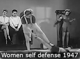Women Self Defense from 1947